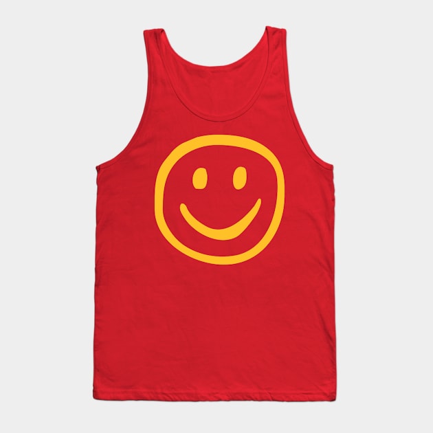 Smiley Face Tank Top by kimmieshops
